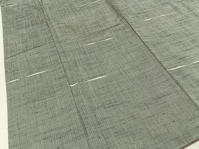 平和屋着物■上質な紬　胴抜き仕立て　霞文　正絹　逸品　BAAY6100hj