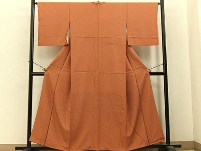 平和屋着物■江戸小紋　松皮菱花文　正絹　逸品　BAAY6103hj