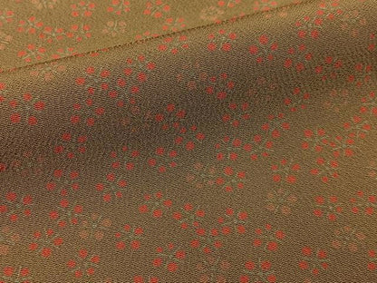 平和屋着物■上質な小紋　梅　正絹　逸品　BAAY6105hj