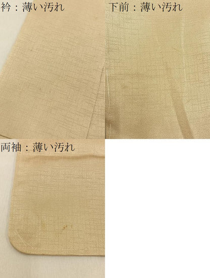 平和屋着物■訪問着　御所車花文　暈し染め　金彩　正絹　逸品　BAAY6114hj