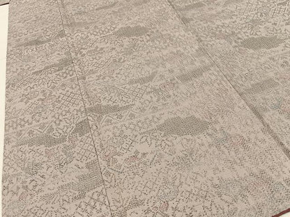平和屋着物■上質な紬　万寿菊　正絹　逸品　BAAY6116hj