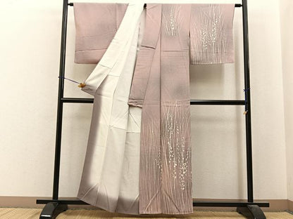 平和屋着物■訪問着　薄　暈し染め　金彩　正絹　逸品　BAAY6124hj