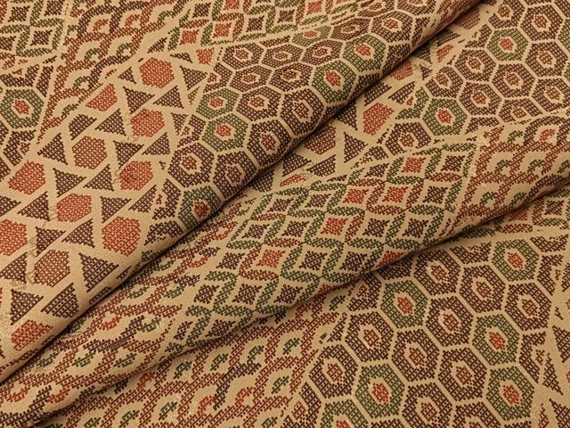 平和屋着物■上質な小紋　切嵌有職文　正絹　逸品　BAAY6143hj
