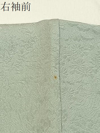 平和屋着物●上質な色無地　御所解地紋　柳鼠色　正絹　逸品　BAAY6153hj