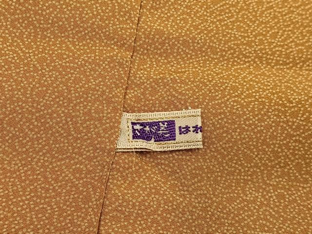 平和屋着物●上質な小紋　こぼれ松葉　濃紺地　さが美扱い　正絹　逸品　BAAY6157hj