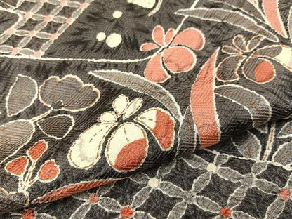 平和屋着物●訪問着　辻が花　絞り　金彩　正絹　逸品　BAAY6165hj