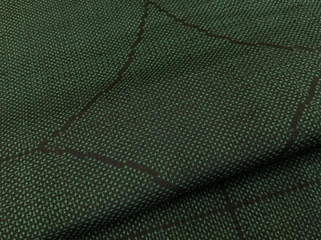 平和屋着物■本場大島紬　7マルキ　七宝文様　正絹　逸品　BAAY6169hj