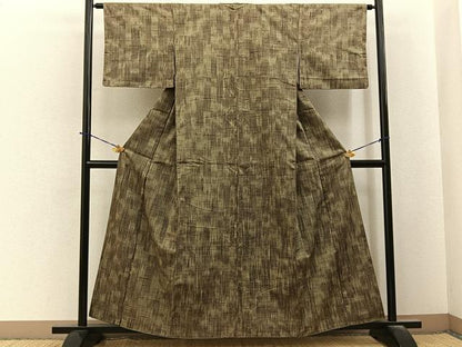 平和屋着物■上質な紬　霞文　正絹　逸品　BAAY6170hj