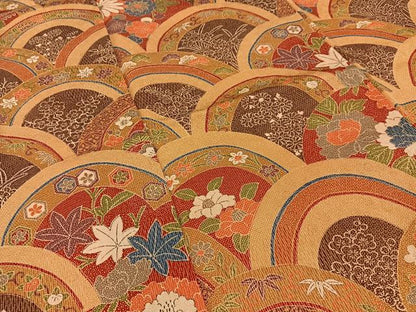 平和屋着物■訪問着　花青海波　正絹　逸品　BAAY6171hj