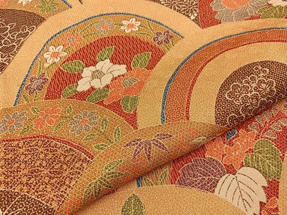 平和屋着物■訪問着　花青海波　正絹　逸品　BAAY6171hj