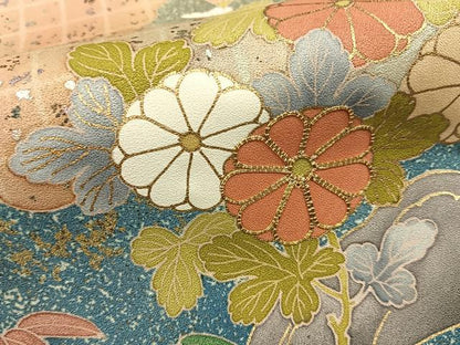 平和屋着物■豪華色留袖　駒刺繍　平安人物文　暈し染め　金彩　正絹　逸品　BAAY6176hj