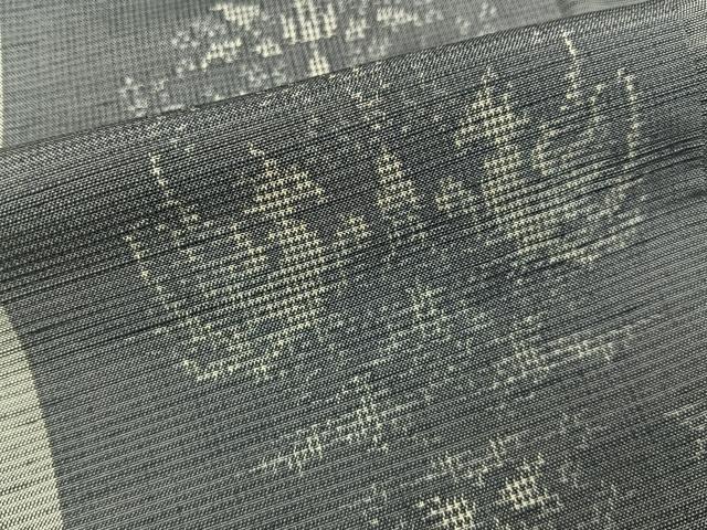 平和屋着物■上質な紬　向かい鳳凰間道　正絹　逸品　BAAY6178hj
