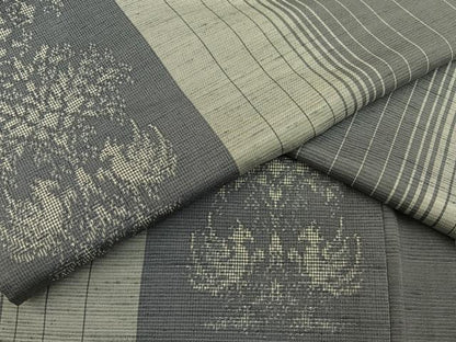 平和屋着物■上質な紬　向かい鳳凰間道　正絹　逸品　BAAY6178hj