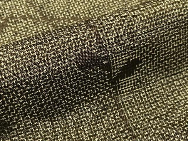 平和屋着物■上質な紬　草葉文　正絹　逸品　BAAY6191hj