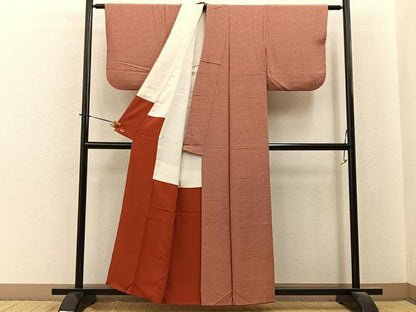 平和屋着物■江戸小紋　鮫小紋柄　三越扱い　正絹　逸品　BAAY6193hj