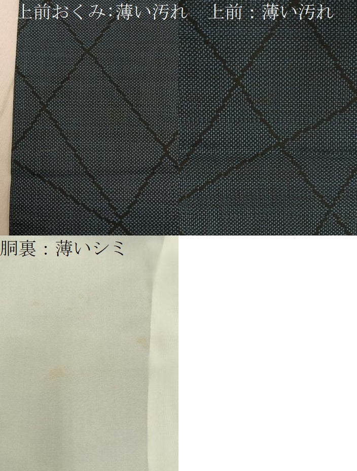 平和屋着物■本場大島紬　7マルキ　切嵌文様　正絹　逸品　BAAY6194hj