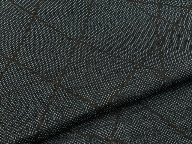 平和屋着物■本場大島紬　7マルキ　切嵌文様　正絹　逸品　BAAY6194hj