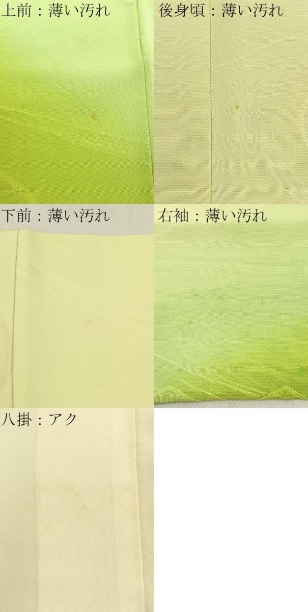 平和屋着物■訪問着　流水亀甲花地紋　暈し染め　正絹　逸品　BAAY6198hj