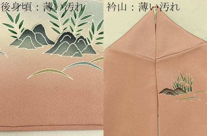 平和屋着物■訪問着　御所解文　暈し染め　金彩　正絹　逸品　BAAY6202hj