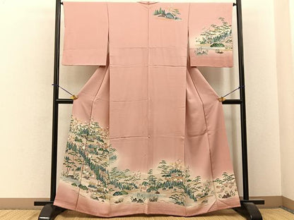 平和屋着物■訪問着　御所解文　暈し染め　金彩　正絹　逸品　BAAY6202hj
