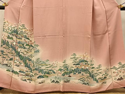 平和屋着物■訪問着　御所解文　暈し染め　金彩　正絹　逸品　BAAY6202hj