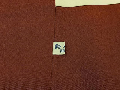 平和屋着物■上質な小紋　吹き寄せ文　金彩　鈴乃屋扱い　正絹　逸品　BAAY6209hj