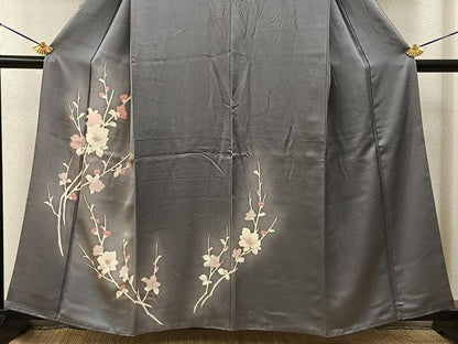 平和屋着物■訪問着　枝花文　暈し染め　鈴乃屋扱い　正絹　逸品　BAAY6211hj