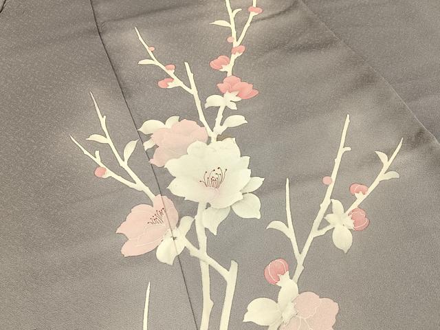 平和屋着物■訪問着　枝花文　暈し染め　鈴乃屋扱い　正絹　逸品　BAAY6211hj