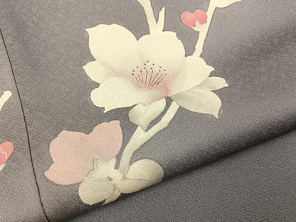 平和屋着物■訪問着　枝花文　暈し染め　鈴乃屋扱い　正絹　逸品　BAAY6211hj