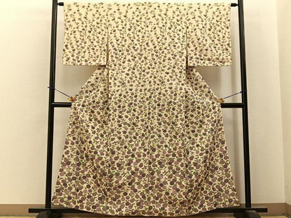 平和屋着物■訪問着　菊　正絹　逸品　BAAY6220hj