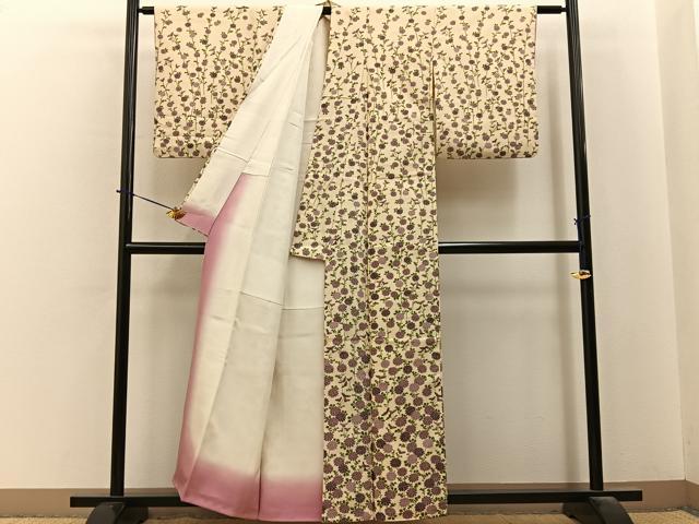 平和屋着物■訪問着　菊　正絹　逸品　BAAY6220hj