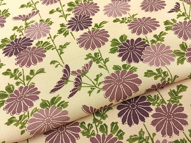 平和屋着物■訪問着　菊　正絹　逸品　BAAY6220hj