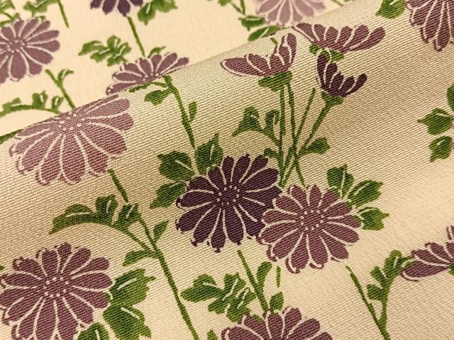 平和屋着物■訪問着　菊　正絹　逸品　BAAY6220hj