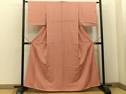 平和屋着物■上質な小紋　小花尽くし　正絹　逸品　BAAY6228hj