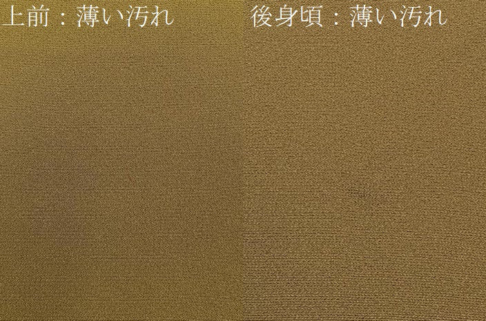 平和屋着物■上質な色無地　国防色　正絹　逸品　BAAY6232hj