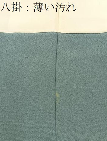 平和屋着物■上質な色無地　秘色色　正絹　逸品　未使用　BAAY6234hj