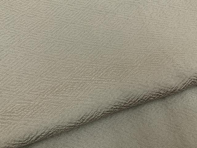 平和屋着物■上質な色無地　菱地紋　薄鈍色　正絹　逸品　BAAY6237hj