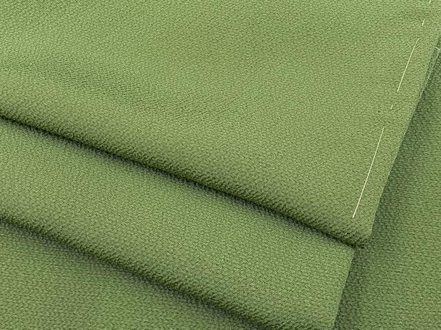 平和屋着物●上質な色無地　柳茶色　正絹　逸品　未使用　BAAY6268hj