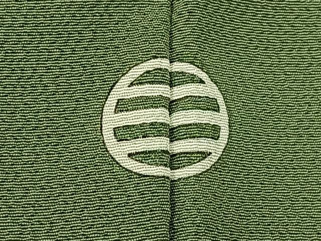 平和屋着物●上質な色無地　柳茶色　正絹　逸品　未使用　BAAY6268hj