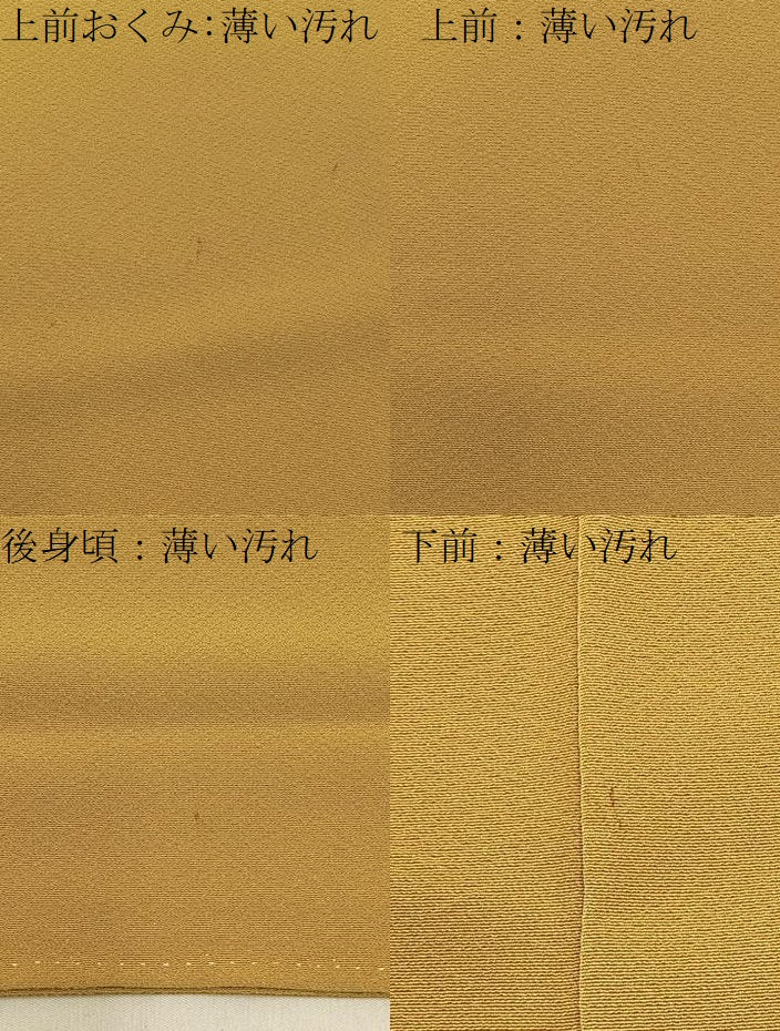 平和屋着物■本草木染作家　瑞寶　色無地　枯色　正絹　逸品　BAAY6274hj