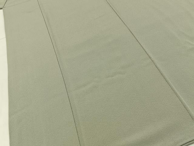 平和屋着物■上質な色無地　蕎麦切色　正絹　逸品　BAAY6280hj