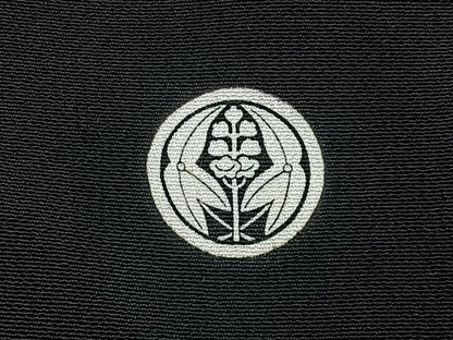 平和屋着物■豪華黒留袖　刺繍　双鶴紐文　金彩　正絹　逸品　BAAY6289hj