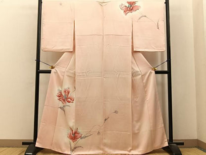 平和屋着物■訪問着　草花文　暈し染め　正絹　逸品　BAAY6291hj