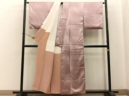 平和屋着物■上質な小紋　霞文　暈し染め　正絹　逸品　BAAY6300hj