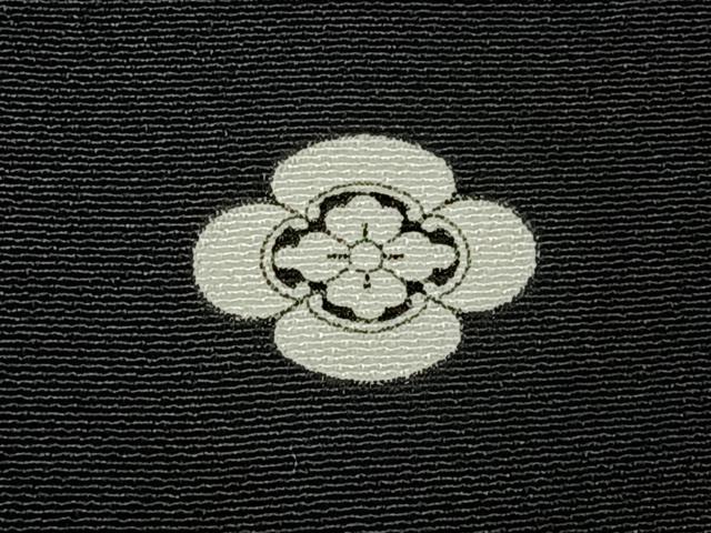 平和屋着物■豪華黒留袖　駒刺繍　孔雀花文　金彩　正絹　逸品　BAAY6308hj