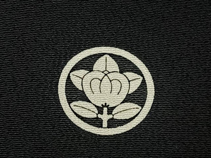 平和屋着物■豪華黒留袖　刺繍　群鶴　金糸　正絹　逸品　BAAY6310hj