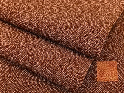 平和屋着物■江戸小紋　作家物　鮫小紋柄　鬼しぼ縮緬　正絹　逸品　BAAY6329hj