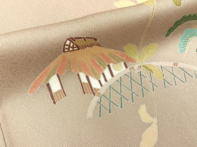 平和屋着物■訪問着　友禅　御所解文　暈し染め　正絹　逸品　BAAY6336hj
