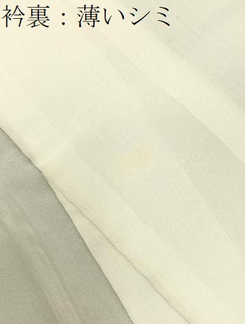 平和屋着物■上質な色無地　藤煤竹色　正絹　逸品　BAAY6338hj