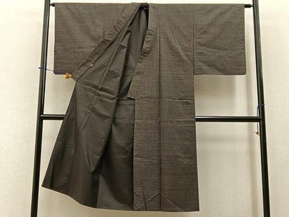 平和屋着物■男性　本場大島紬　100亀甲　総詰め　正絹　逸品　BAAY6345hj